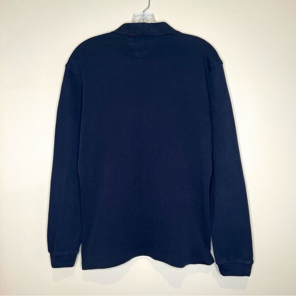 Vintage Polo By Ralph Lauren 90’s Navy Long Sleeve Preppy Polo Shirt XXL (Boys) - Picture 3 of 12